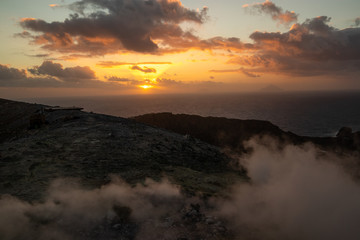 sunset on Vulcano, Aeolian Islands