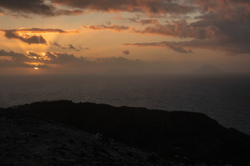 sunset on Vulcano, Aeolian Islands
