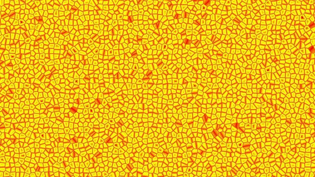 solar surface granulation simulation SEAMLESS LOOP SIX SECONDS