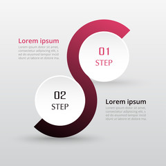 Step by step infographic.