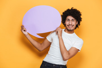 Portrait of a smiling young african man