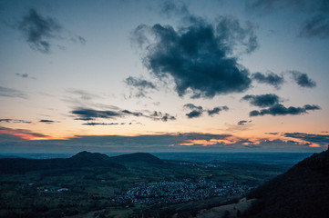 Wolken auf der Schwäbischen Alb