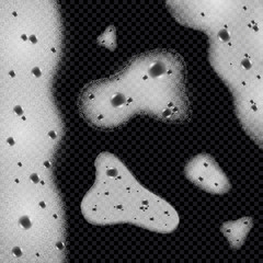 Soap Foam Monochrome Background 