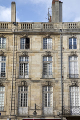 Fototapeta na wymiar Facade on Parlement Square, Bordeaux