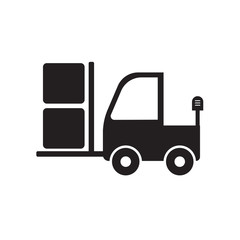 truck icon isolated on white background