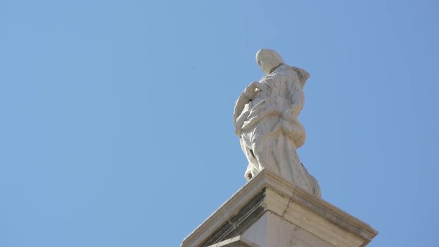 White statue