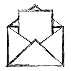 envelope mail isolated icon vector illustration design