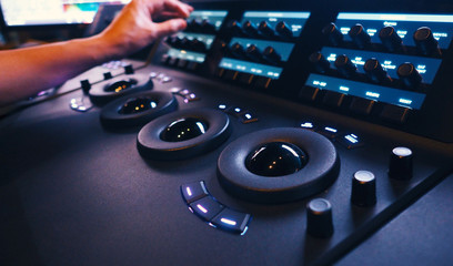 Color grading controller machine in telecine lab
