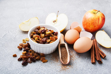 Fresh baking ingredients