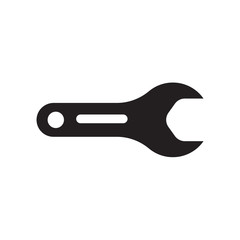 pipe wrench icon isolated on white background