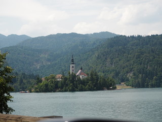 Lake Bled Church Slovenia