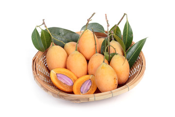 Marian Plum and Plum Mango in the basket