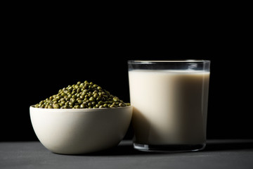 soybeans and soya milk