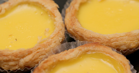 Heap of egg tart
