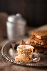 sweet dessert composition