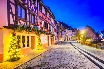 Fototapeta na wymiar Colmar, Alsace, France - Little Venice