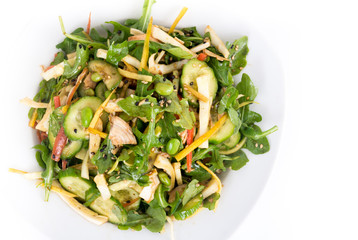 oriental chicken fresh salad bowl