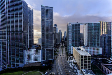 Obraz premium Cityscape of Miami DownTown, Florida, USA.