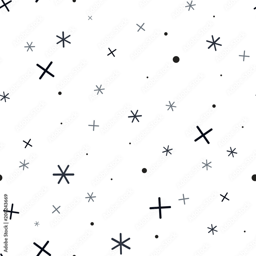 Poster math symbol pattern. mathematic geometric seamless . abstract background from plus, multiplication s
