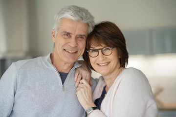 Portrait of happy senior couple