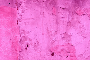 Wall fragment with scratches and cracks