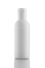 Plastic Blank White Bottle For Mockups