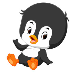 cute penguin cartoon