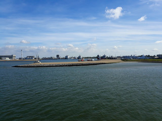 Harbor in the sun