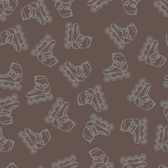 Active Lifestyle Vector Seamless Pattern