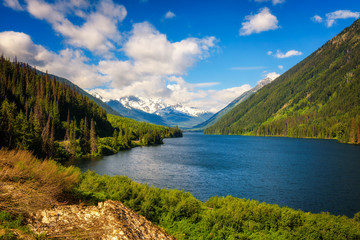 Fototapeta na wymiar Duffey Lake in British Columbia, Canada