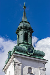 Fototapeta na wymiar Chapel top in Bergen