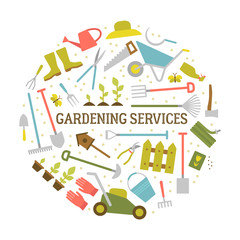 Gardening tools.