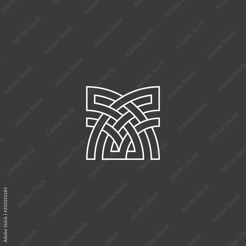 Poster abstract cross element for architecture or business logo. symbol template concept vector illustratio