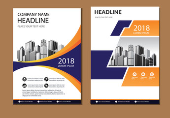 Business abstract vector template. Brochure design, cover modern layout, annual report, poster, flyer in A4