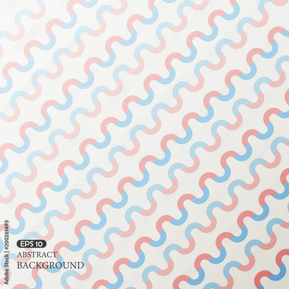 Aufkleber abstract pattern background of red blue curve wave, wavy abstract patterns for business banner. illu