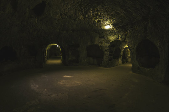 Dark Crypts Of Syracuse, Italy