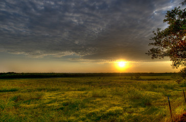 Country Sunset - HDR