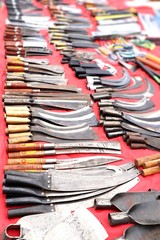 Knife at the market