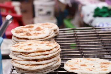 grilled sticky rice with egg