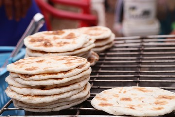 grilled sticky rice with egg