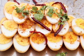 Sweet and sour eggs