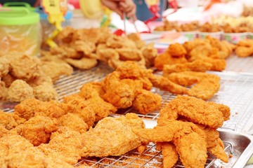 Fried chicken at street food
