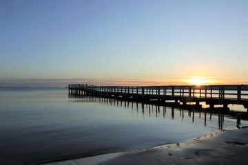 Fototapeta na wymiar Sonnenaufgang an der Ostsee