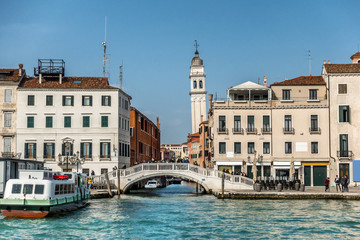 Ponte de La Pieta on the GRand Canal in Venice Italy