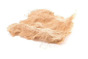 Sack Cloth Tag Isolated on a White background