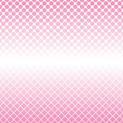 Geometrical abstract halftone pattern background template - abstract vector graphic from squares and circles
