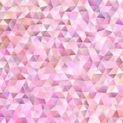 Retro geometric irregular triangle polygon background - vector illustration