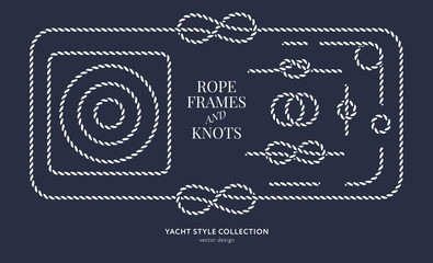 Nautical rope knots and frames - 200277238