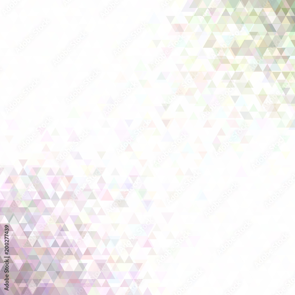 Aufkleber geometrical abstract triangular background with opacity effect