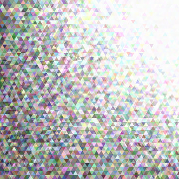Abstract retro regular triangle background - vector graphic design